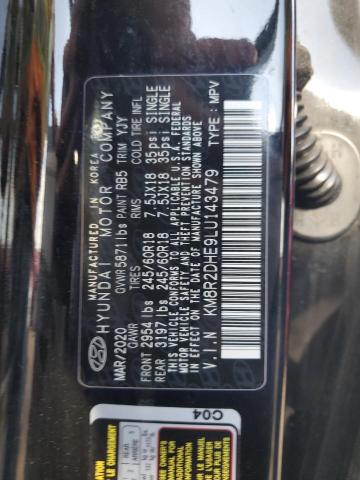 2020 HYUNDAI PALISADE S KM8R2DHE9LU143479