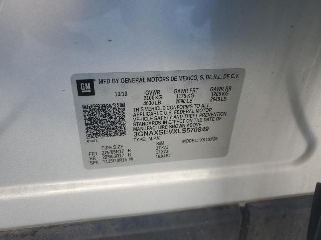 2020 CHEVROLET EQUINOX LS - 3GNAXSEVXLS570849