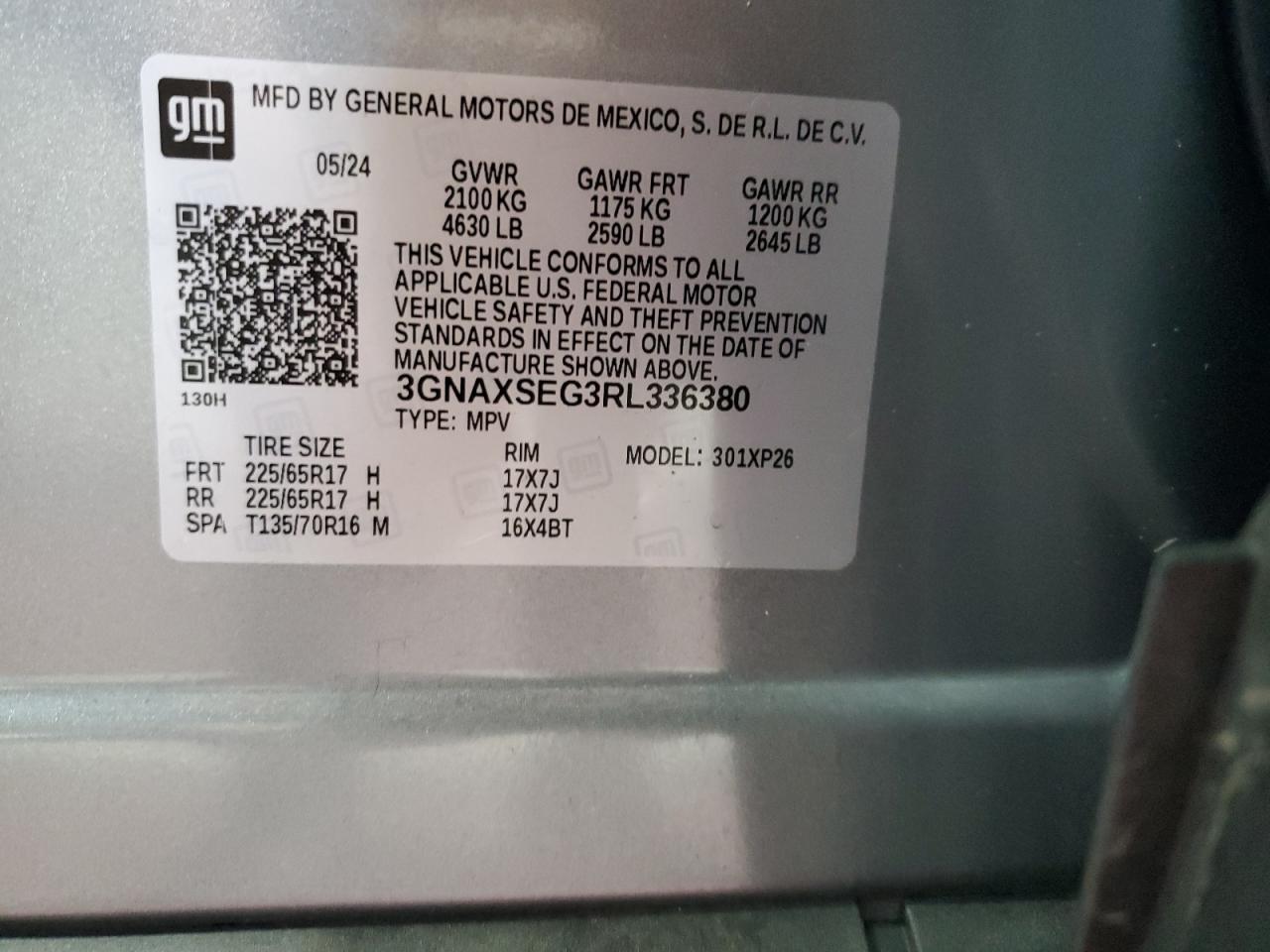 CHEVROLET EQUINOX LS