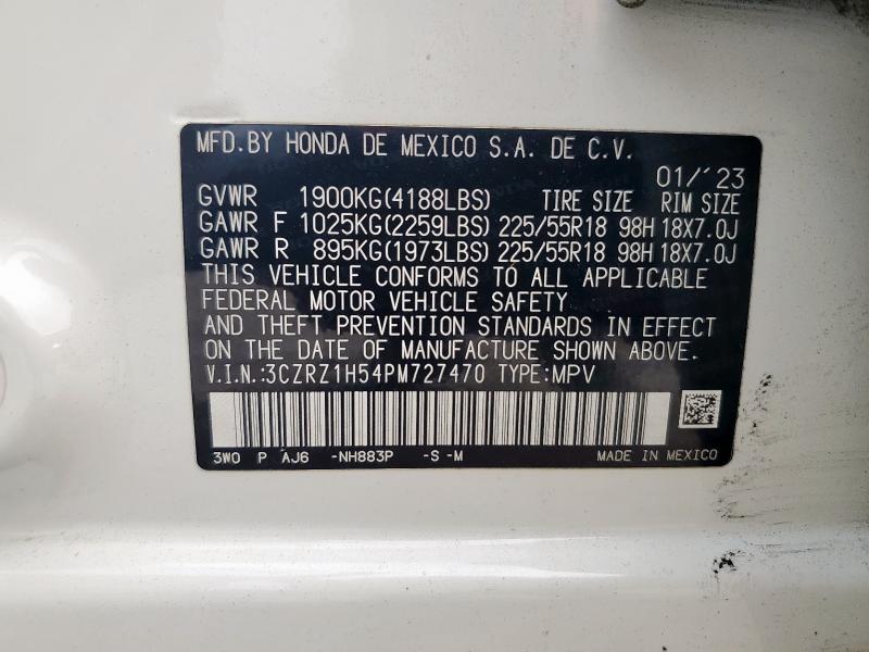 2023 HONDA HR-V SPORT #3301878464