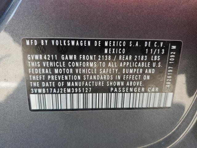 2014 VOLKSWAGEN JETTA SE - 3VWB17AJ2EM395127