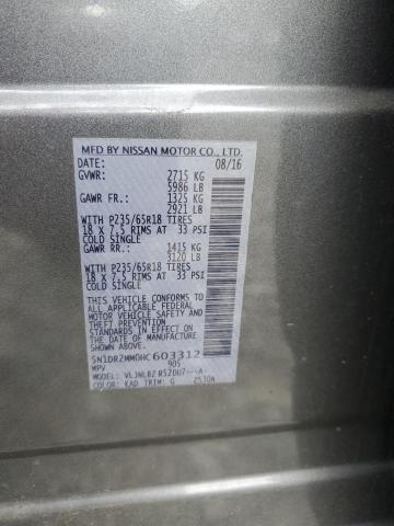 2017 NISSAN PATHFINDER #3297945773