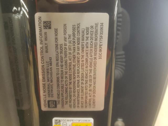 2025 CHEVROLET SILVERADO K2500 HEAVY DUTY LTZ 1GC4KPEY7SF310634