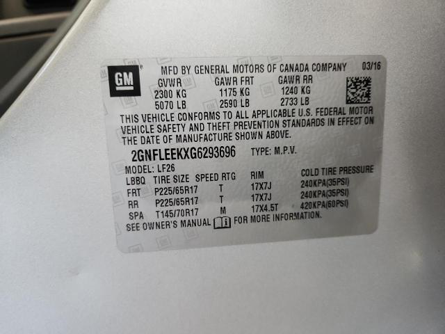 2016 CHEVROLET EQUINOX LS 2GNFLEEKXG6293696