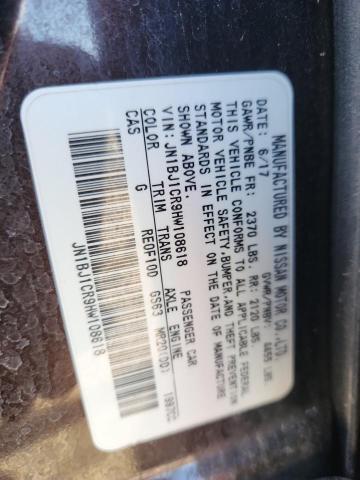 2017 NISSAN ROGUE JN1BJ1CR9HW108618