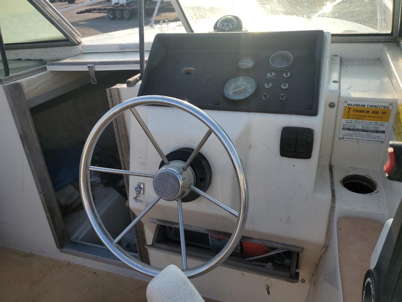 Lot #3263670691 1984 WELLS CARGO BOAT W/TRL