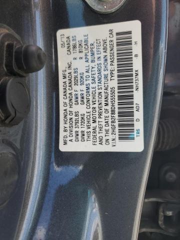 2013 HONDA CIVIC EX - 2HGFB2F88DH555505