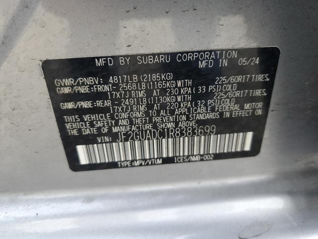 2024 SUBARU CROSSTREK JF2GUADC1R8383699