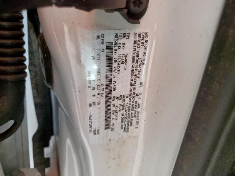 2017 FORD FOCUS S - 1FADP3E20HL219467