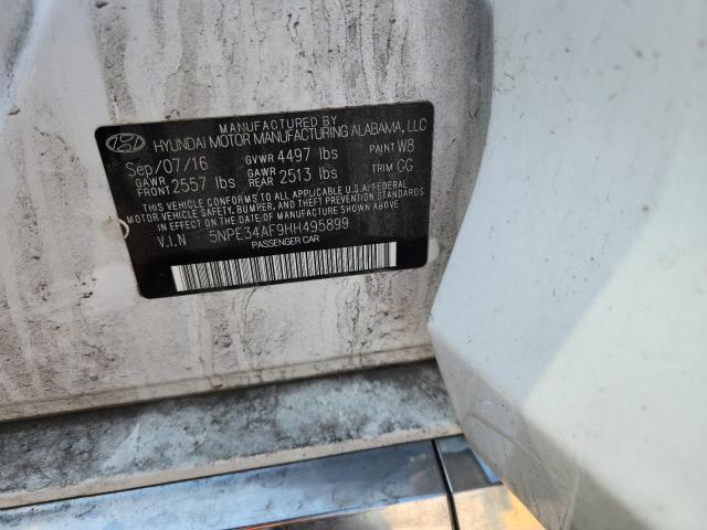 2017 HYUNDAI SONATA SPO 5NPE34AF9HH495899