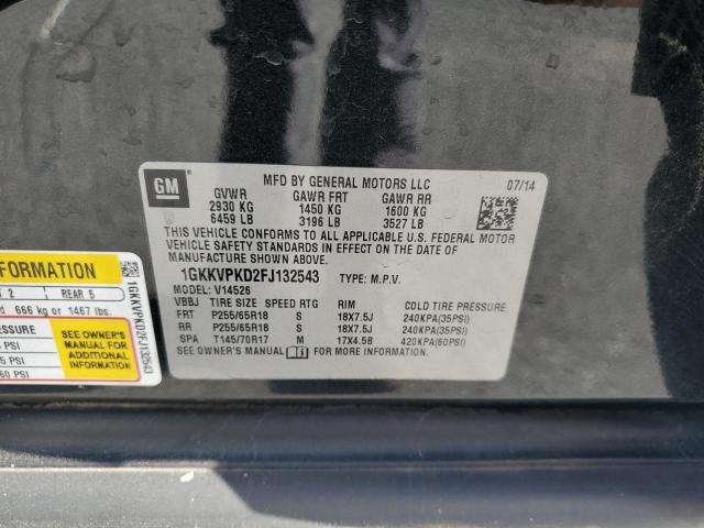 2015 GMC ACADIA SLE 1GKKVPKD2FJ132543