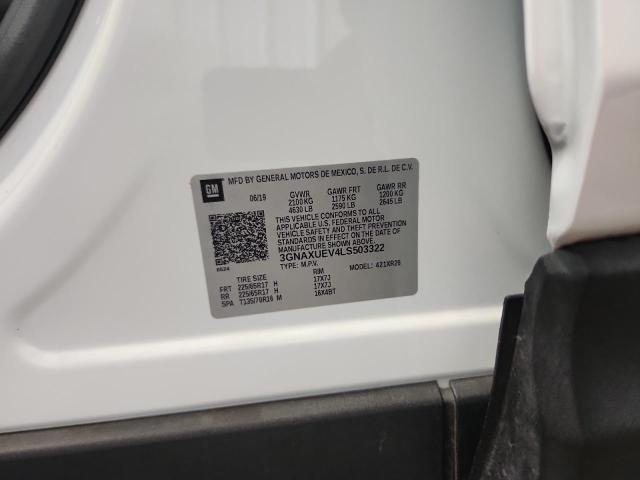 2020 CHEVROLET EQUINOX LT - 3GNAXUEV4LS503322