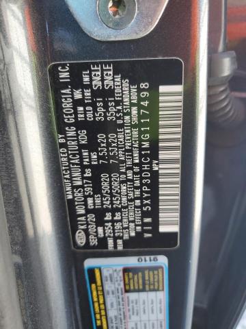 2021 KIA TELLURIDE EX 5XYP3DHC1MG117498