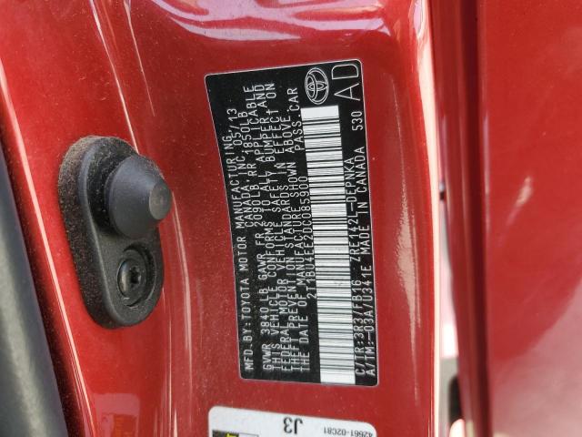 2013 TOYOTA COROLLA BA - 2T1BU4EE2DC085900