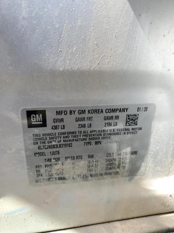 2020 CHEVROLET TRAX LS - KL7CJNSB3LB319162