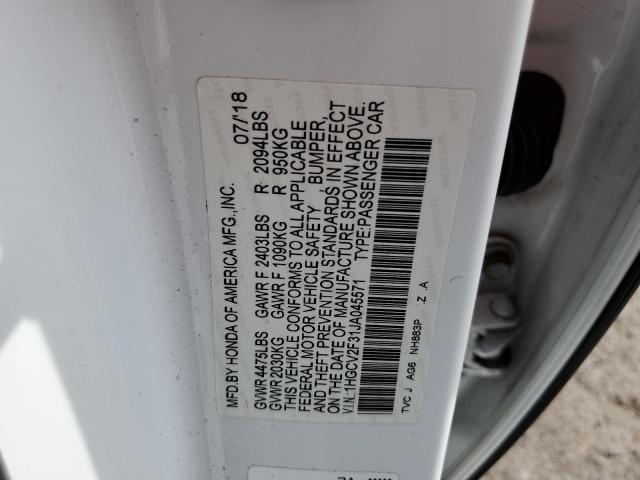 2018 HONDA ACCORD SPO 1HGCV2F31JA045571