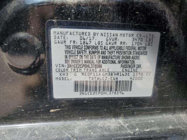 2017 NISSAN VERSA NOTE 3N1CE2CP0HL378596