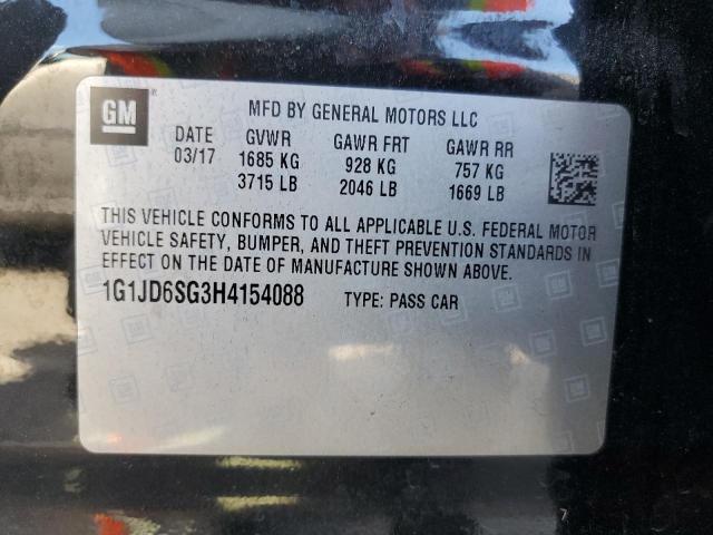 2017 CHEVROLET SONIC LT 1G1JD6SG3H4154088