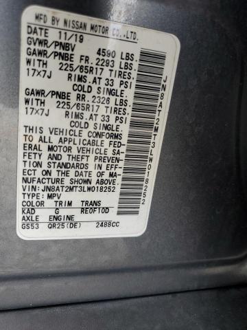 2020 NISSAN ROGUE S JN8AT2MT3LW018252