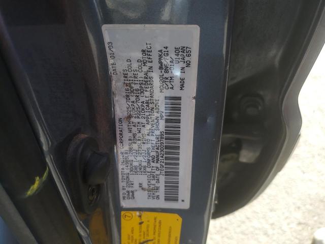 2003 TOYOTA HIGHLANDER #3302866904