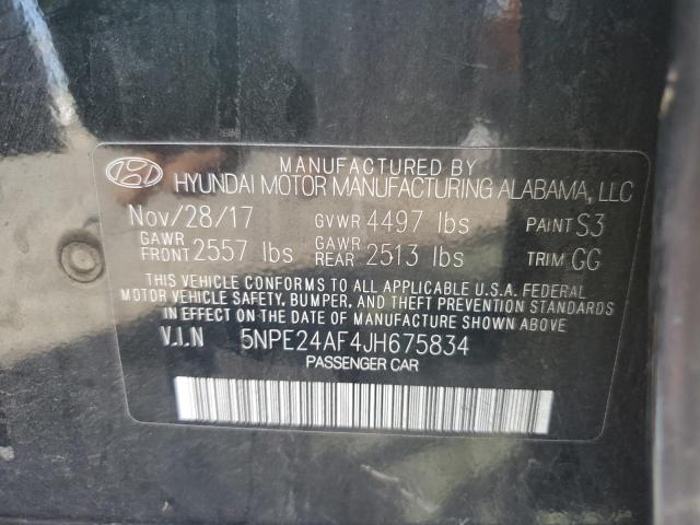 2018 HYUNDAI SONATA SE 5NPE24AF4JH675834