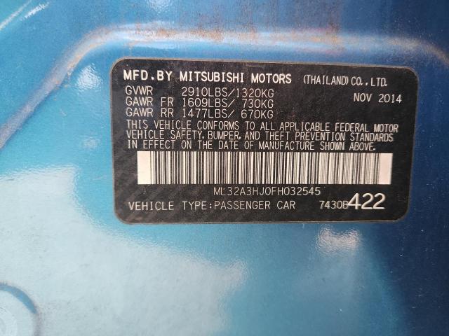 2015 MITSUBISHI MIRAGE DE ML32A3HJ0FH032545