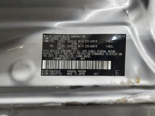 2019 TOYOTA RAV4 LIMIT JTMDWRFV0KD521173