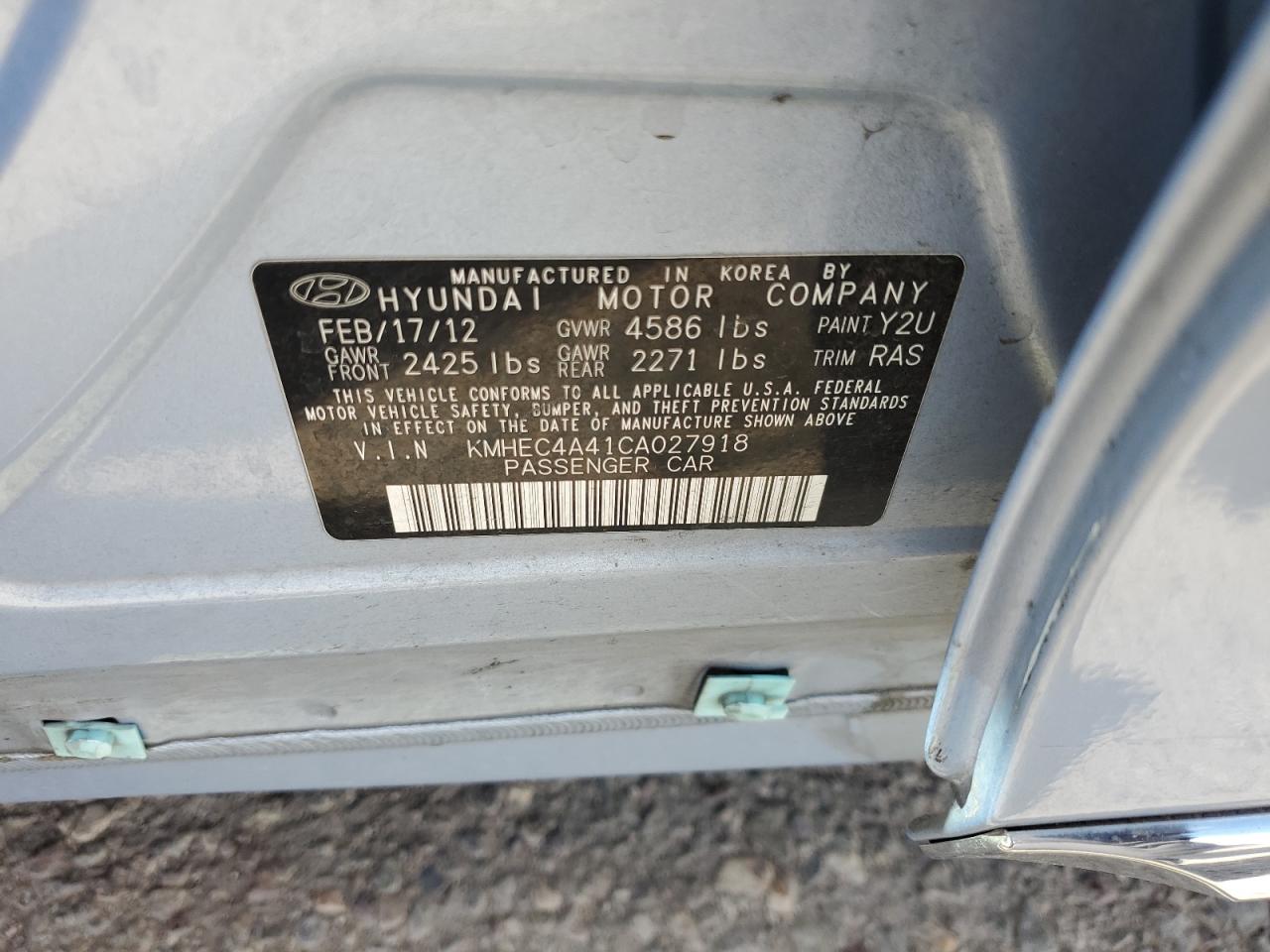 HYUNDAI SONATA HYBRID