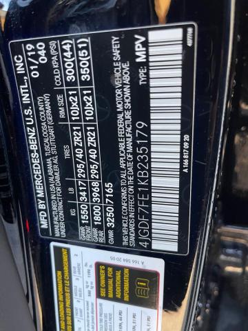 2019 MERCEDES-BENZ GLS 63 AMG - 4JGDF7FE1KB235179