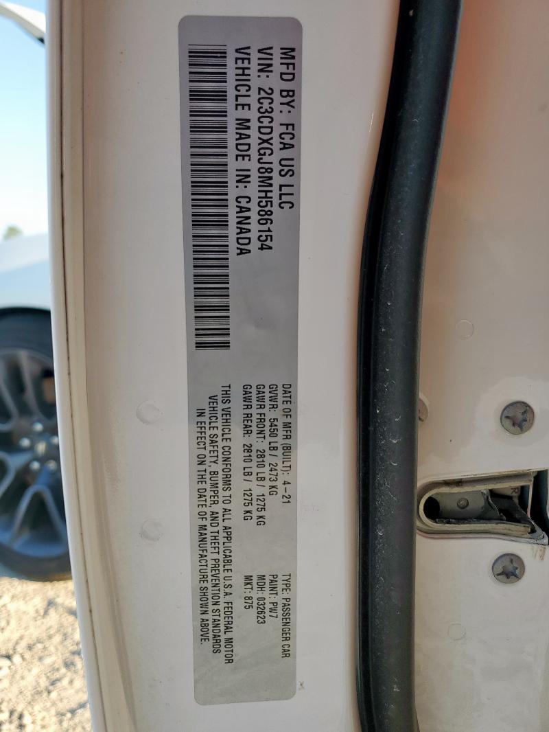 2021 DODGE CHARGER SC 2C3CDXGJ8MH586154