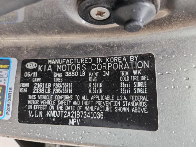 2011 KIA SOUL + - KNDJT2A21B7341036