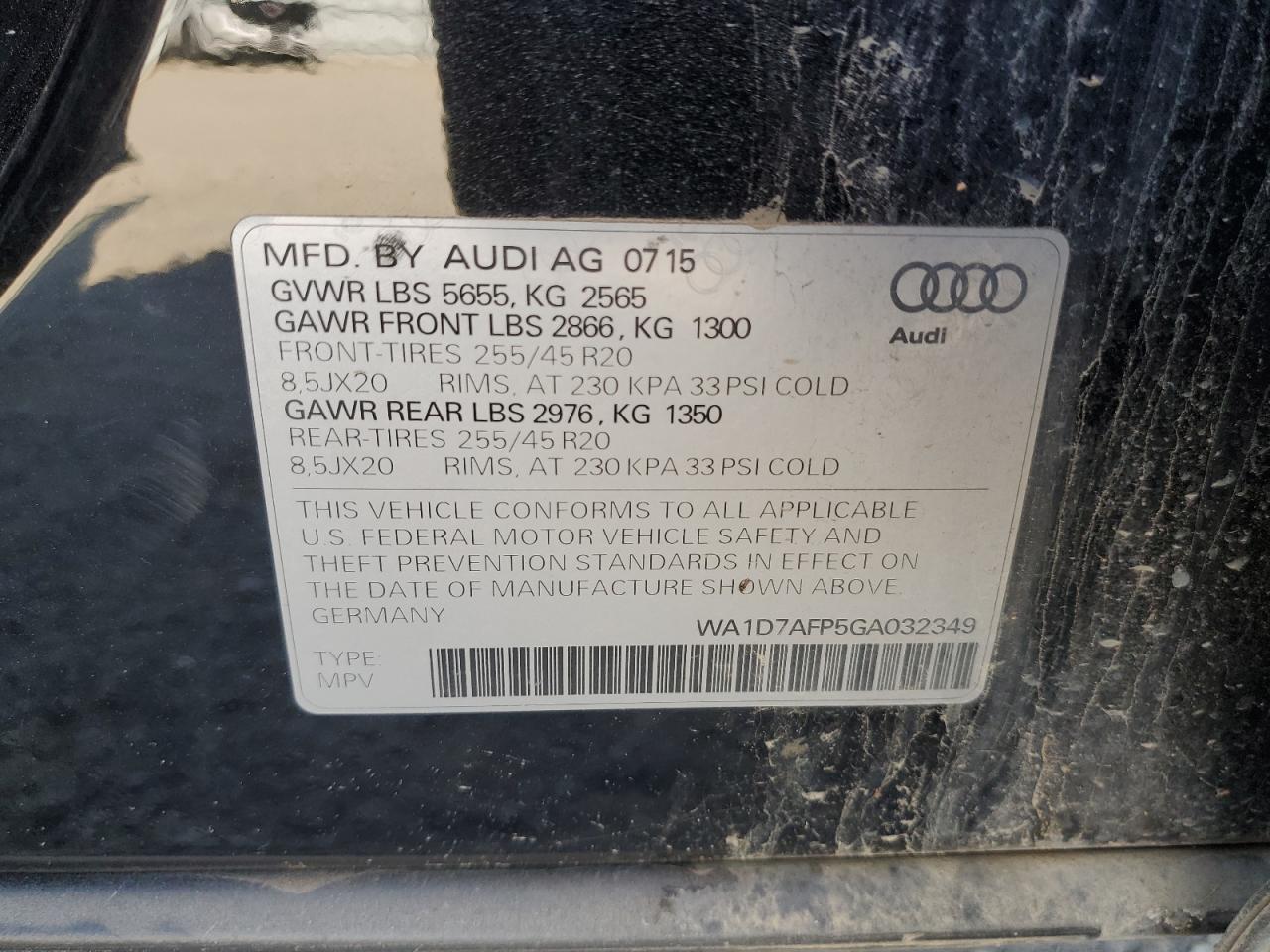 AUDI Q5 PREMIUM PLUS S-LINE