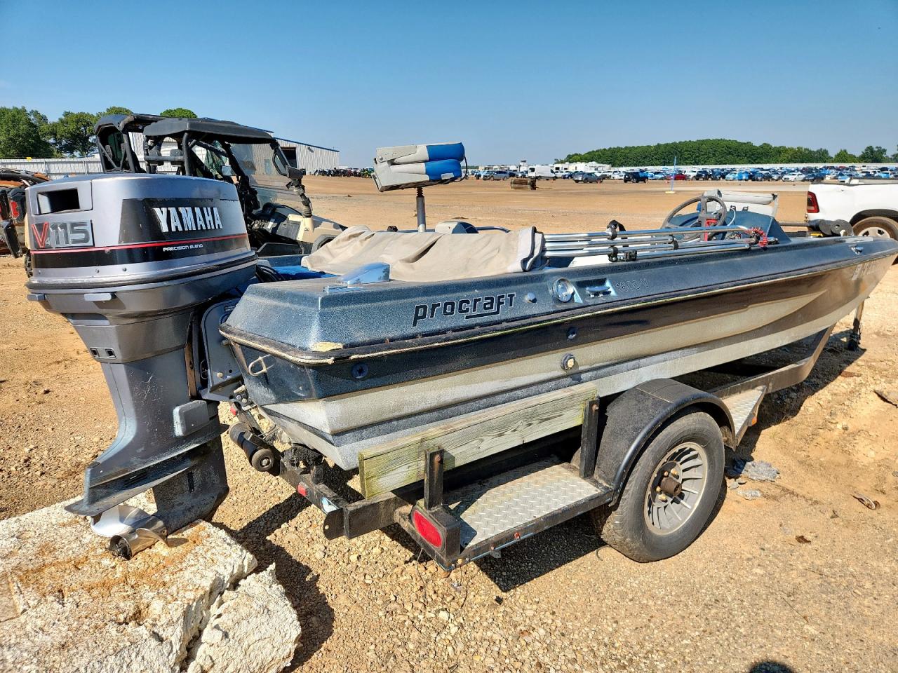 Lot #3291481984 1988 PROCRAFT BOAT W/TRL