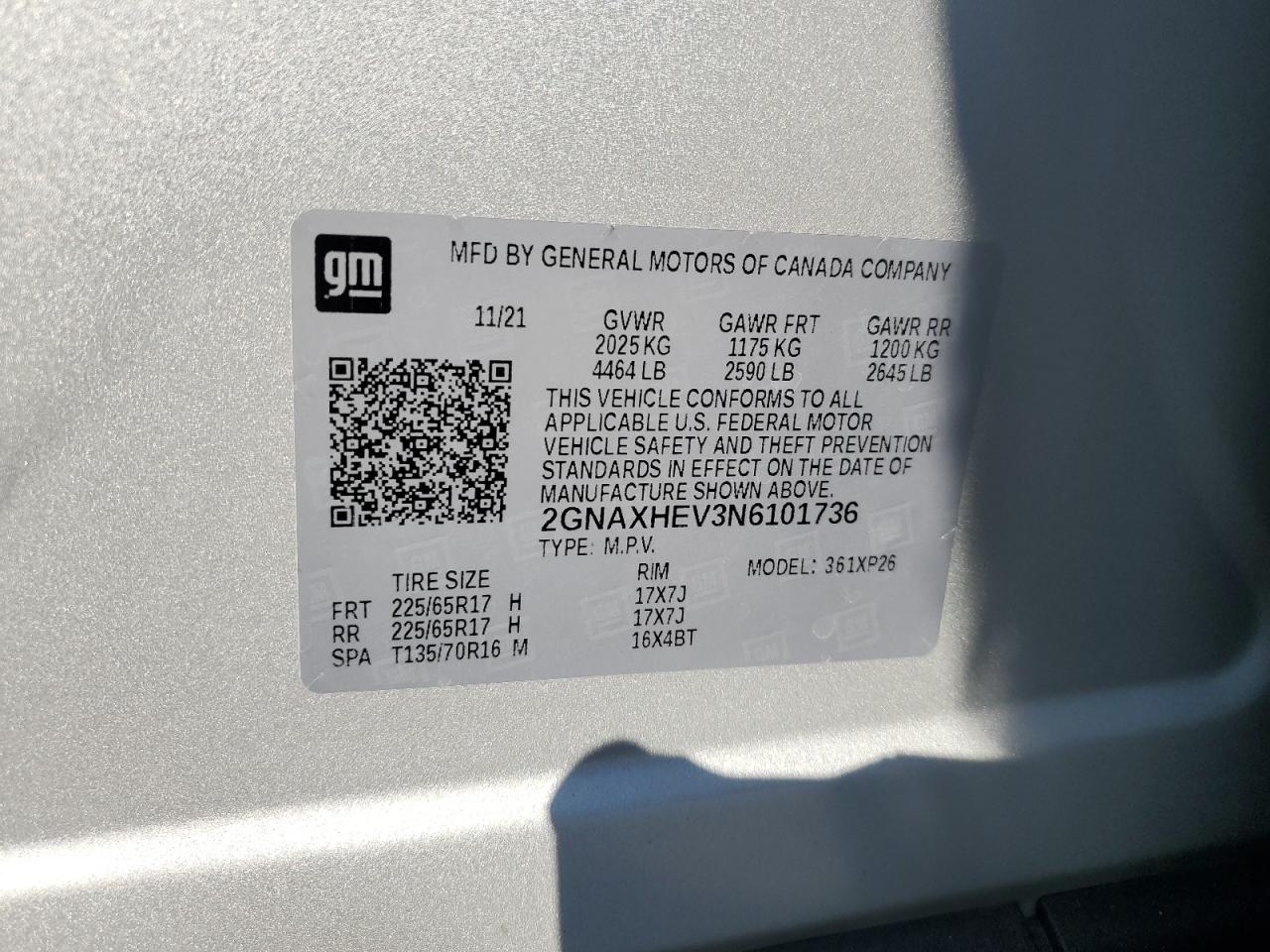 CHEVROLET EQUINOX LS