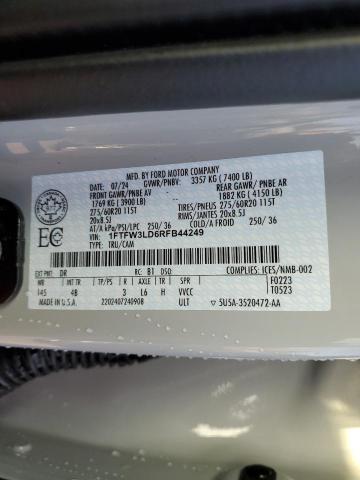 2024 FORD F150 XLT 1FTFW3LD6RFB44249