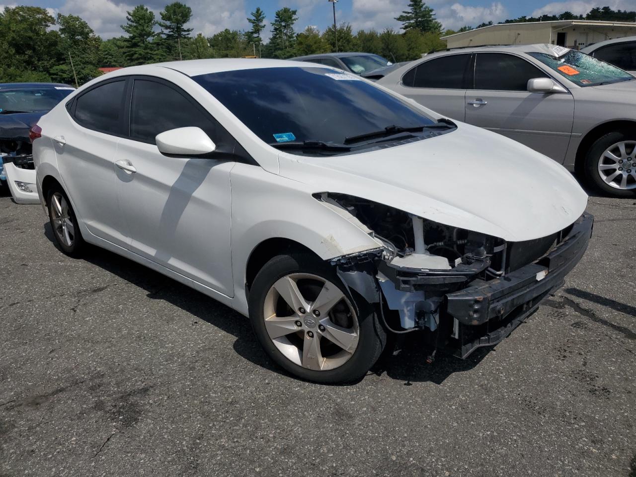 Lot #3259099048 2013 HYUNDAI ELANTRA GLS