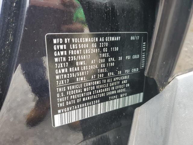 2017 VOLKSWAGEN TIGUAN S #3240105525