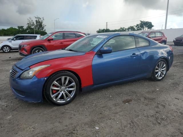 INFINITI G37 BASE 2009 blue coupe gas JNKCV64E79M602504 photo #1