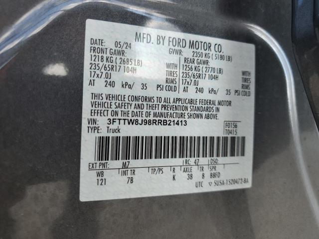 2024 FORD MAVERICK X 3FTTW8J98RRB21413