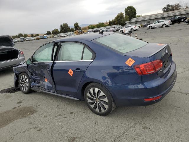 VOLKSWAGEN JETTA HYBR 2014 blue  hybrid engine 3VW637AJ3EM248200 photo #3