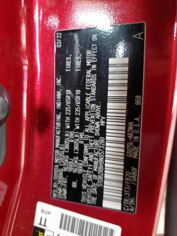 2022 TOYOTA HIGHLANDER - 5TDBZRBH9NS573280