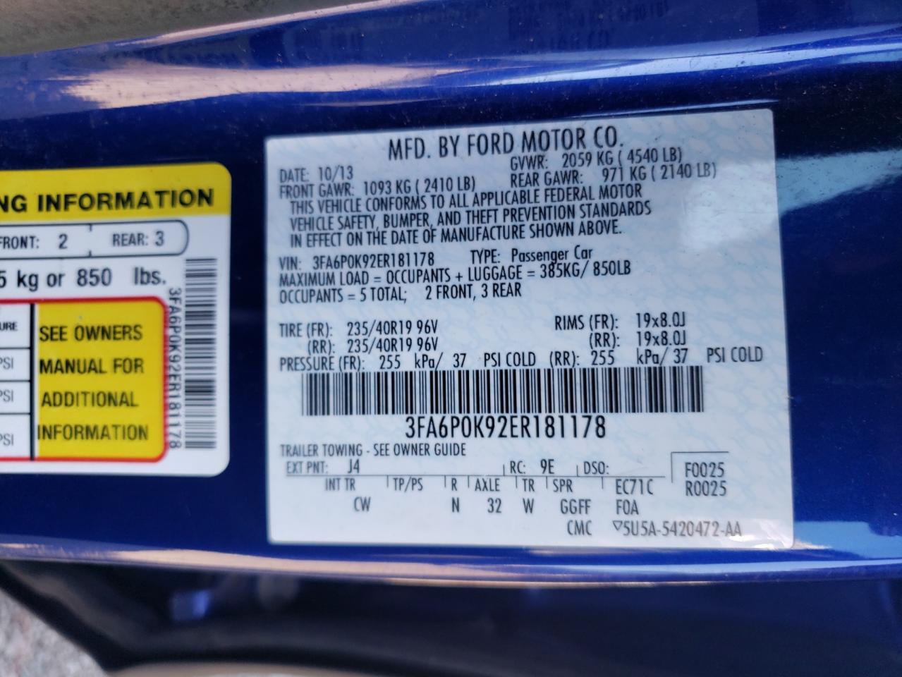 FORD FUSION TITANIUM