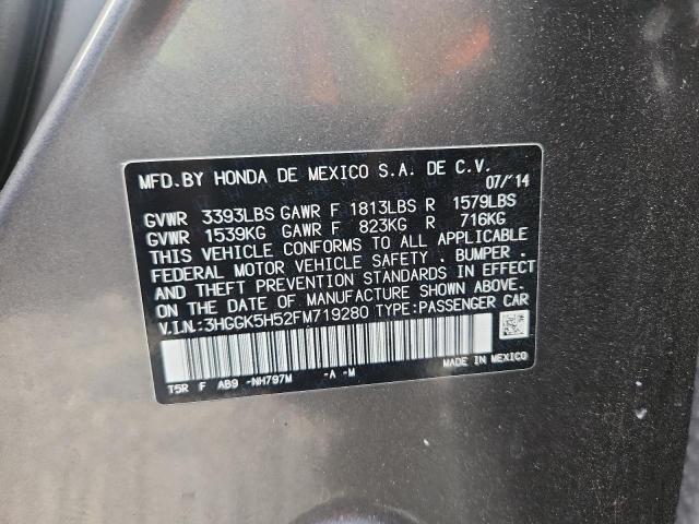 2015 HONDA FIT LX 3HGGK5H52FM719280