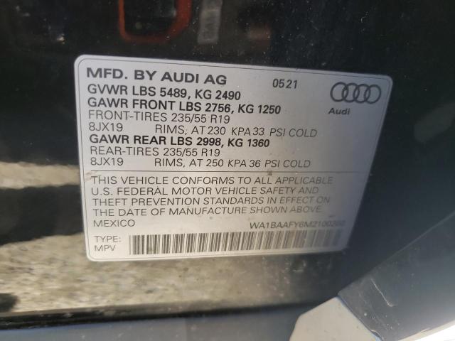 2021 AUDI Q5 PREMIUM #3318869928