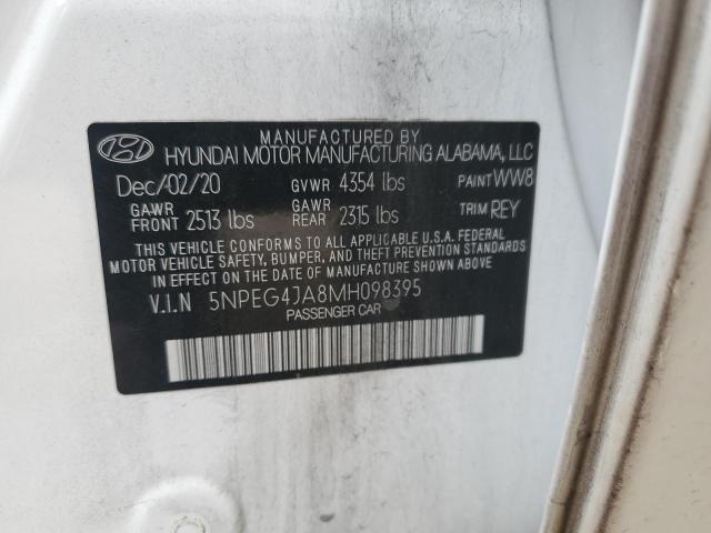 2021 HYUNDAI SONATA SE 5NPEG4JA8MH098395