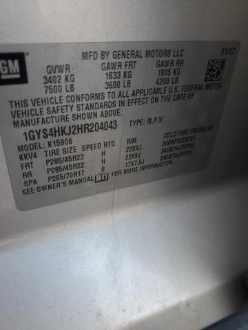 2017 CADILLAC ESCALADE E 1GYS4HKJ2HR204043