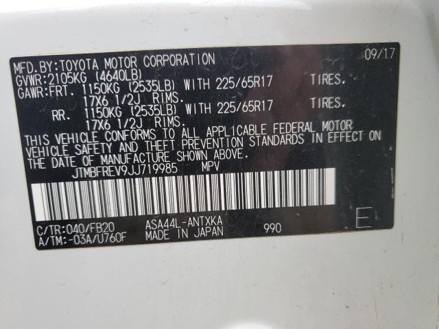 2018 TOYOTA RAV4 LE JTMBFREV9JJ719985