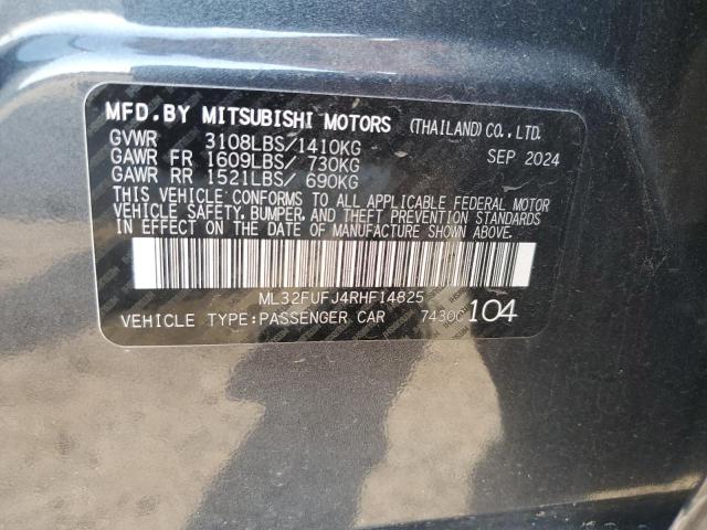 2024 MITSUBISHI MIRAGE G4 ES ML32FUFJ4RHF14825