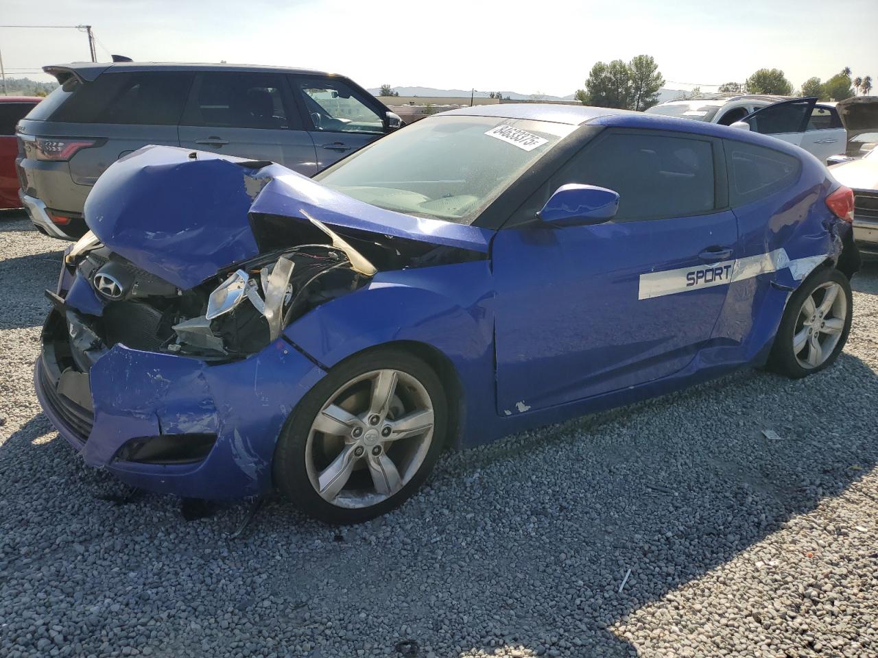 Lot #3315695720 2012 HYUNDAI VELOSTER