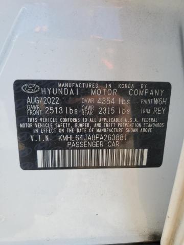 2023 HYUNDAI SONATA SEL KMHL64JA8PA263881